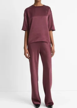 Fluid Satin T-Shirt