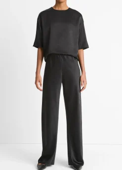 Fluid Satin T-Shirt