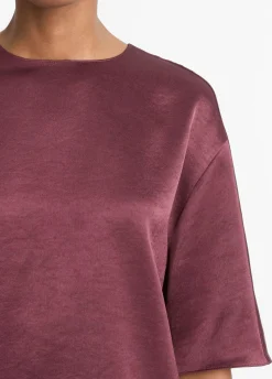 Fluid Satin T-Shirt