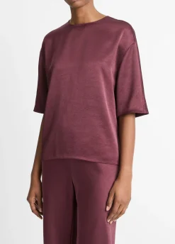 Fluid Satin T-Shirt