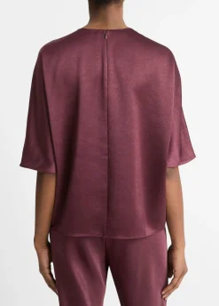 Fluid Satin T-Shirt