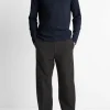 Garment Dye Cotton Long-Sleeve Henley