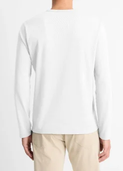 Garment Dye Cotton Long-Sleeve Henley
