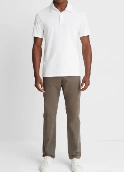 Garment Dye Cotton Polo Shirt