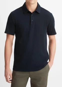 Garment Dye Cotton Polo Shirt
