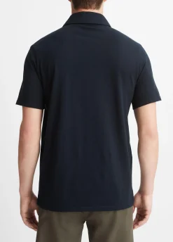 Garment Dye Cotton Polo Shirt