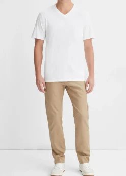 Garment Dye Short Sleeve V-Neck T-Shirt