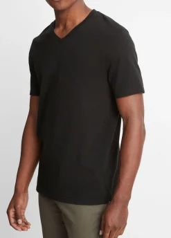 Garment Dye Short Sleeve V-Neck T-Shirt