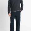 Geo-Jacquard Wool-Blend Crew Neck Sweater