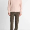 Geo-Jacquard Wool-Blend Crew Neck Sweater