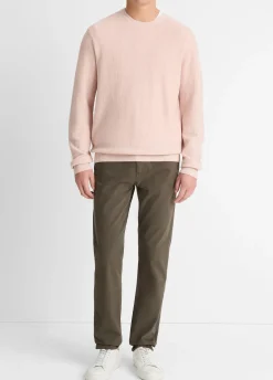Geo-Jacquard Wool-Blend Crew Neck Sweater