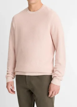 Geo-Jacquard Wool-Blend Crew Neck Sweater