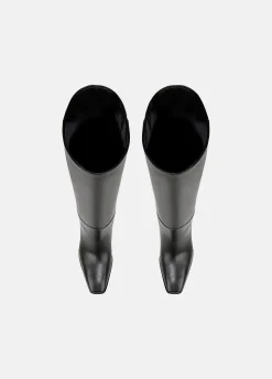 Gerrie Leather Knee Boot