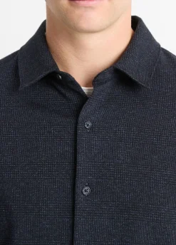 Glen Plaid Cotton-Blend Shirt