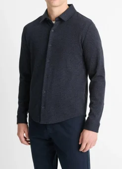 Glen Plaid Cotton-Blend Shirt