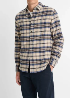 Hasley Plaid Cotton Long-Sleeve Shirt