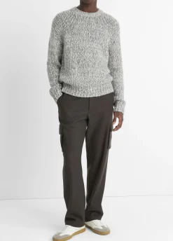 Homespun Marled Crew Neck Sweater