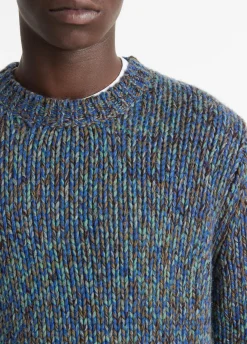 Homespun Marled Crew Neck Sweater
