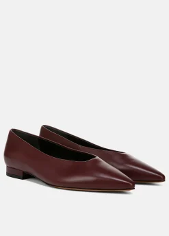 Isabel Leather Flat