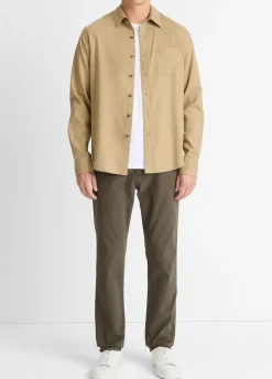 Italian Cotton-Wool Twill Shirt