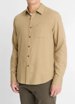 Italian Cotton-Wool Twill Shirt