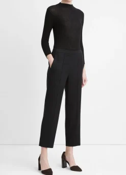 Italian Flannel Mid-Rise Easy Pull-On Pant