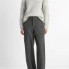 Italian Herringbone Wool-Blend Utility Pant