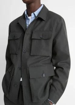 Italian Tropical Wool Field Jacket