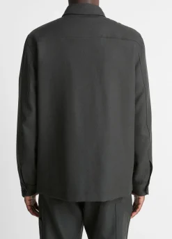 Italian Tropical Wool Field Jacket