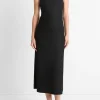 Italian Wool-Blend Column Dress