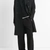 Italian Wool-Blend Double-Breasted Coat