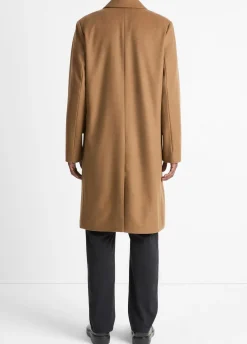 Italian Wool-Blend Double-Breasted Coat