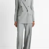 Italian Wool-Blend Twill Double-Breasted Blazer