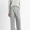 Italian Wool-Blend Twill High-Rise Trouser