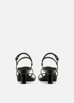 Josie Leather Strappy Heeled Sandal