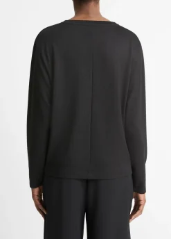 Knit Relaxed Long-Sleeve T-Shirt