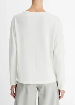 Knit Relaxed Long-Sleeve T-Shirt