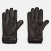 Leather Wrist-Strap Glove