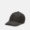 Leather-Trim Cashmere Baseball Cap
