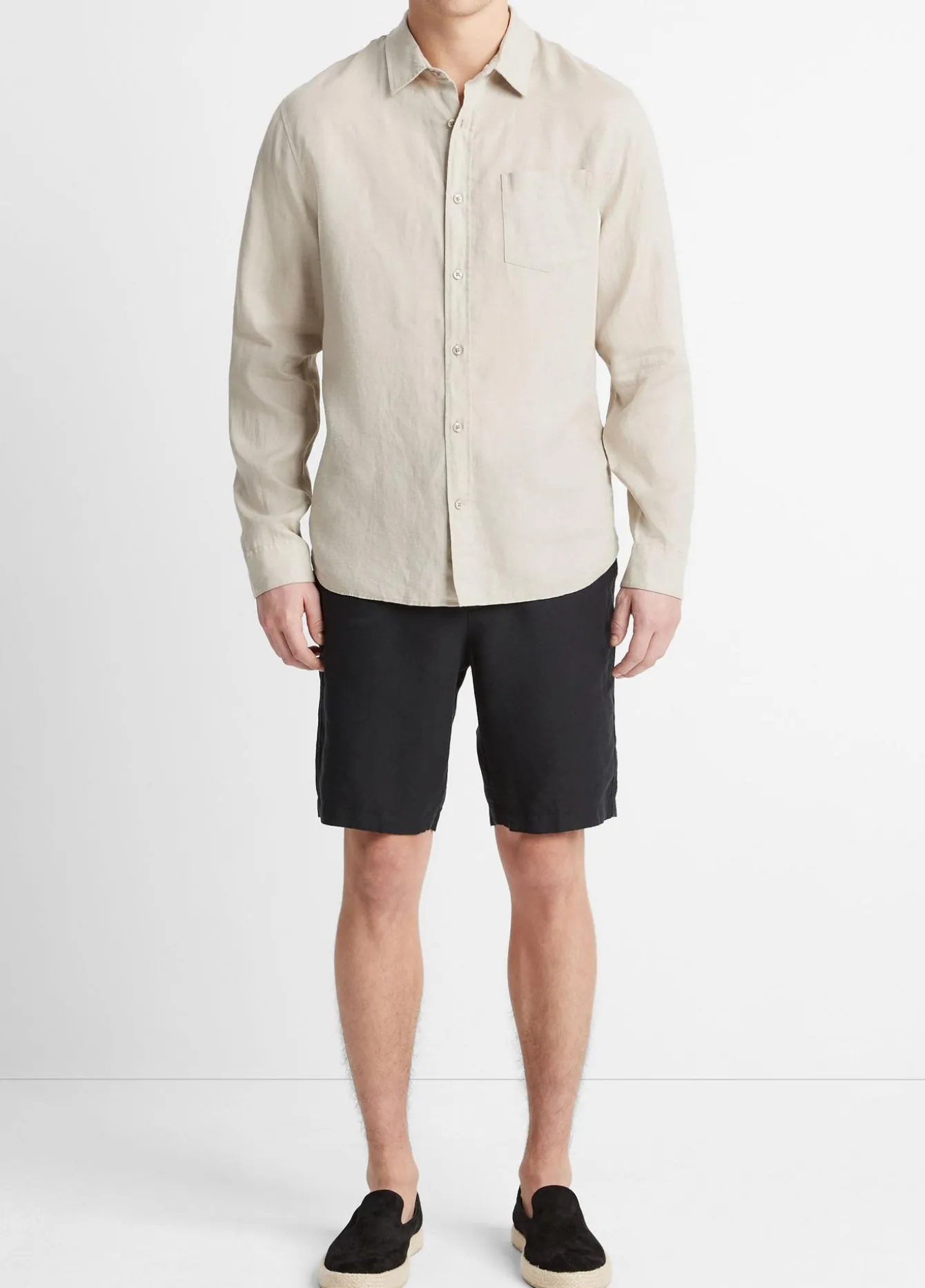 Linen Long-Sleeve Shirt