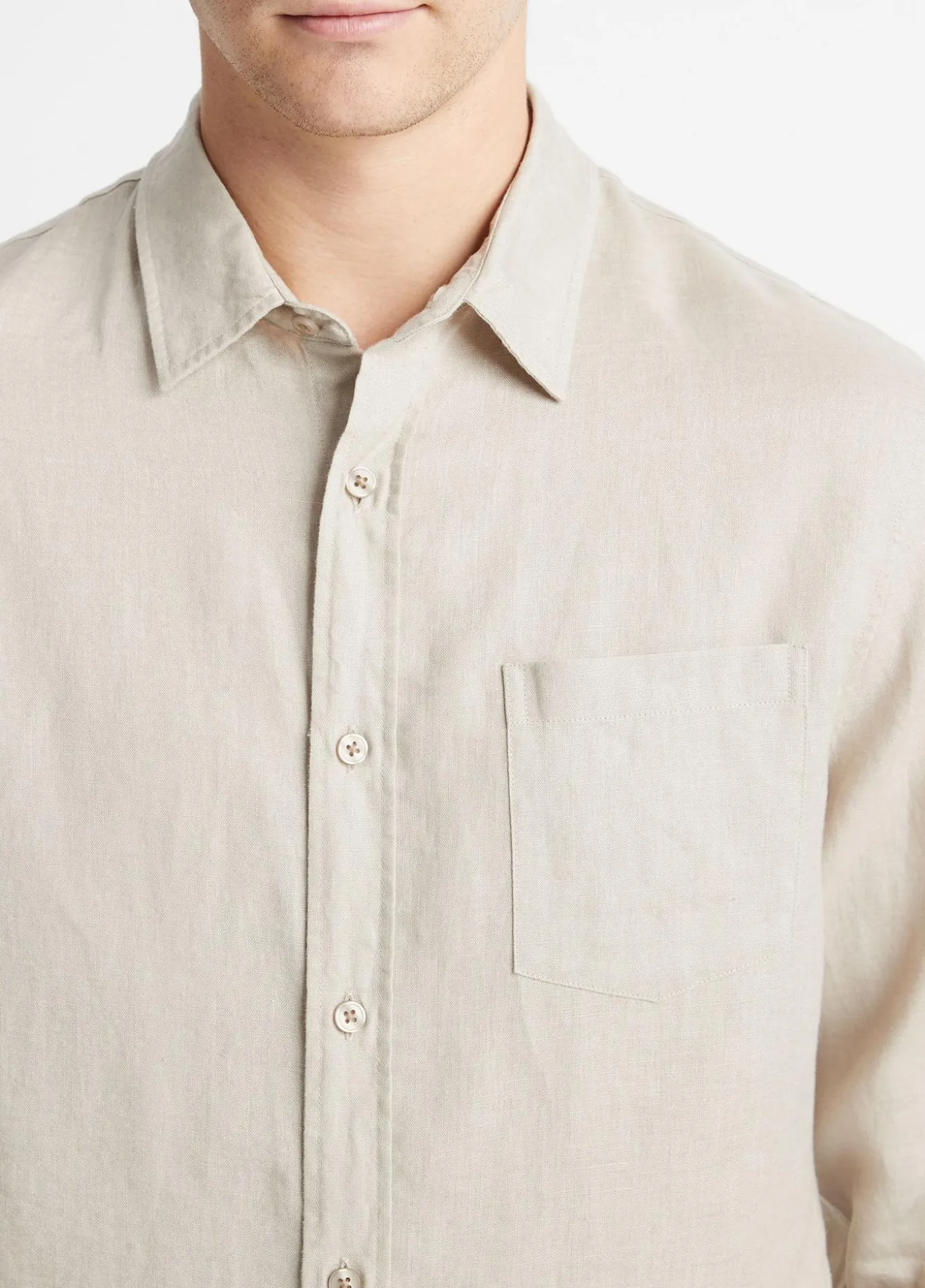 Linen Long-Sleeve Shirt