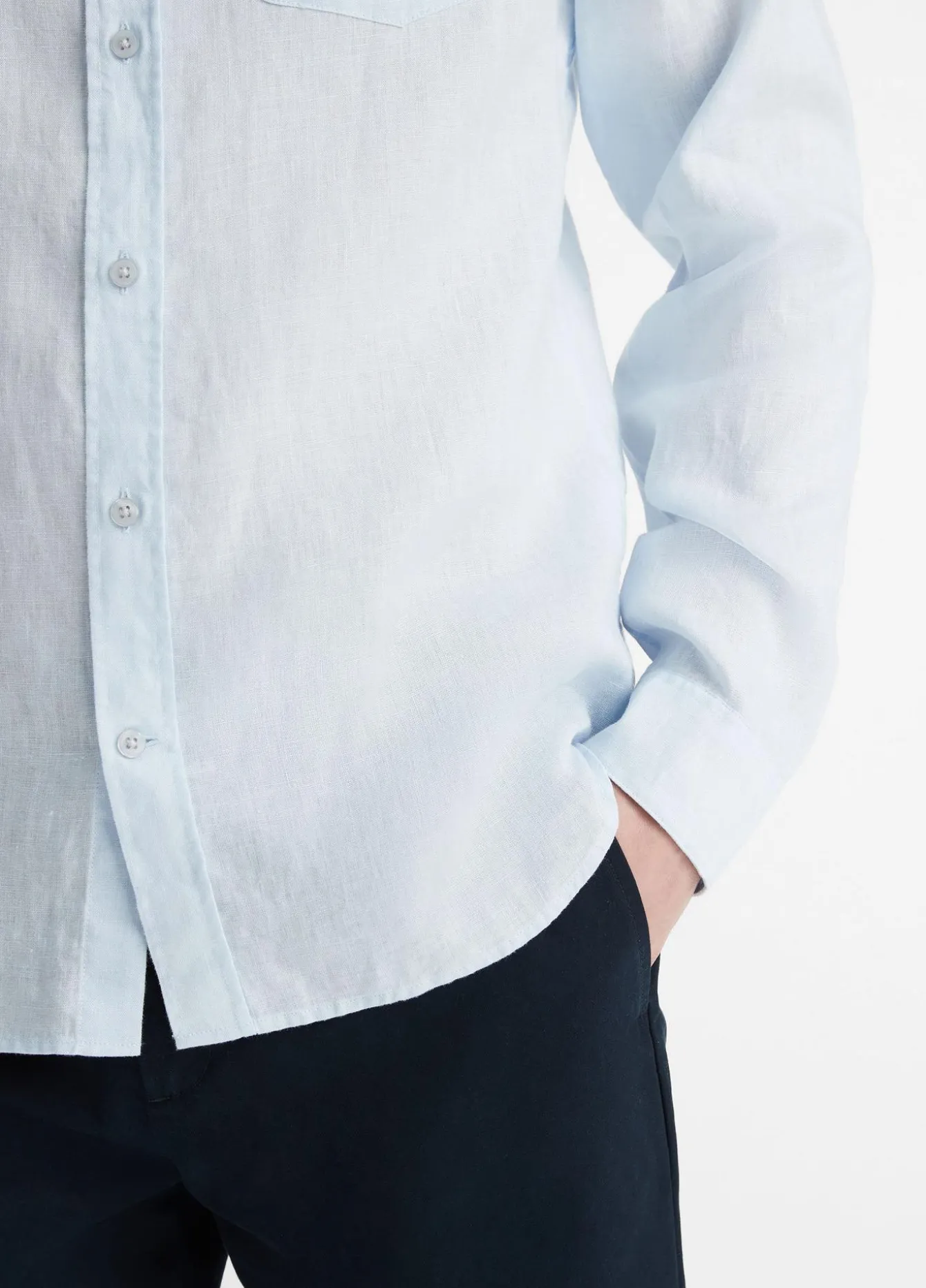 Linen Long-Sleeve Shirt