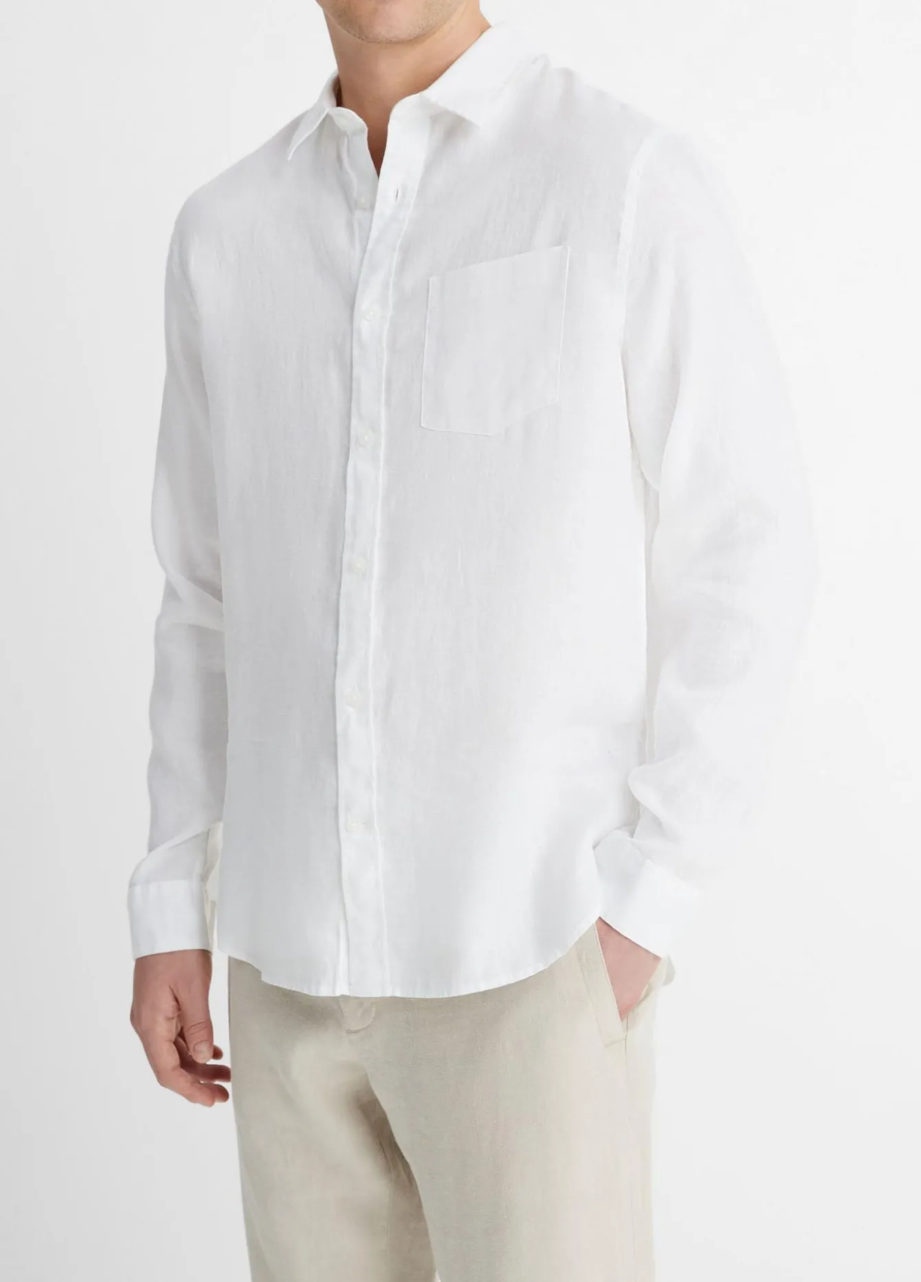 Linen Long-Sleeve Shirt