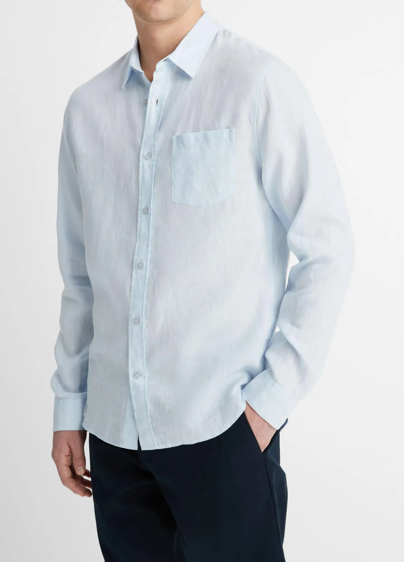 Linen Long-Sleeve Shirt