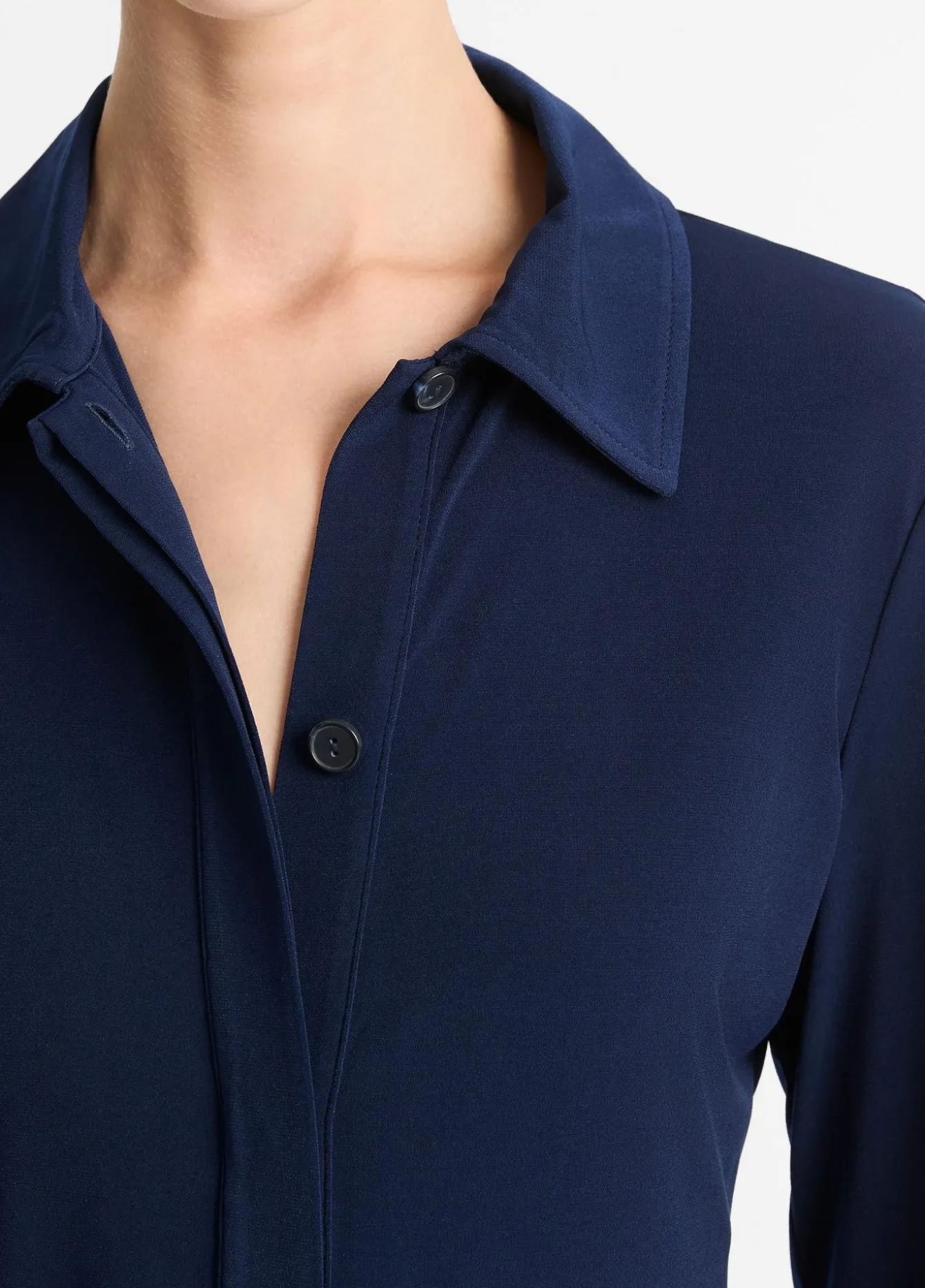 Long-Sleeve Polo Dress