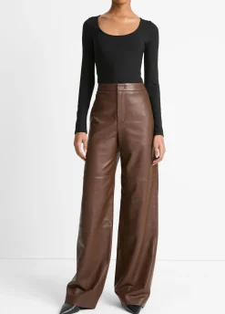 Long-Sleeve Scoop Neck T-Shirt