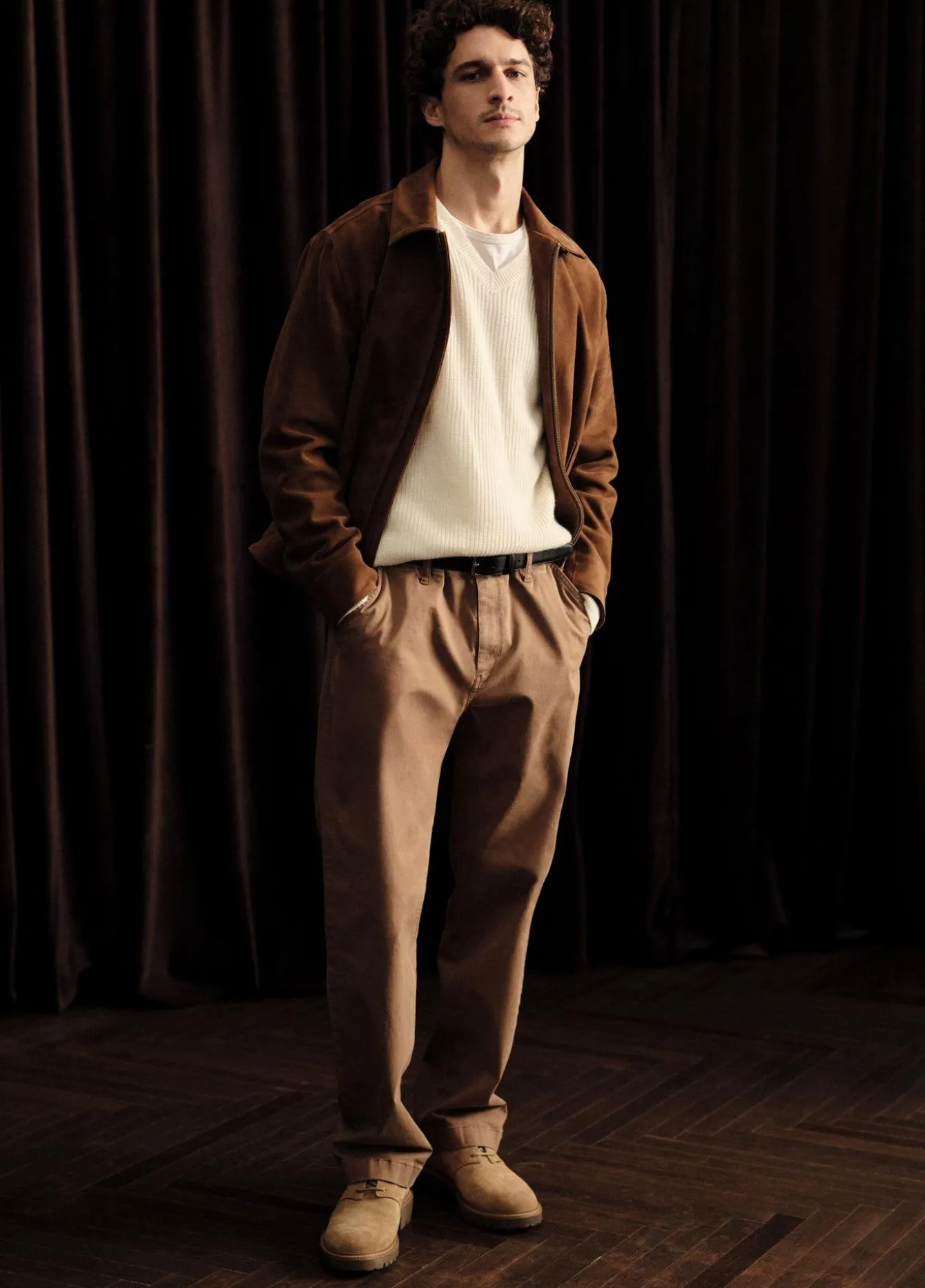 Louie Relaxed Garment Dye Cotton Utility Pant