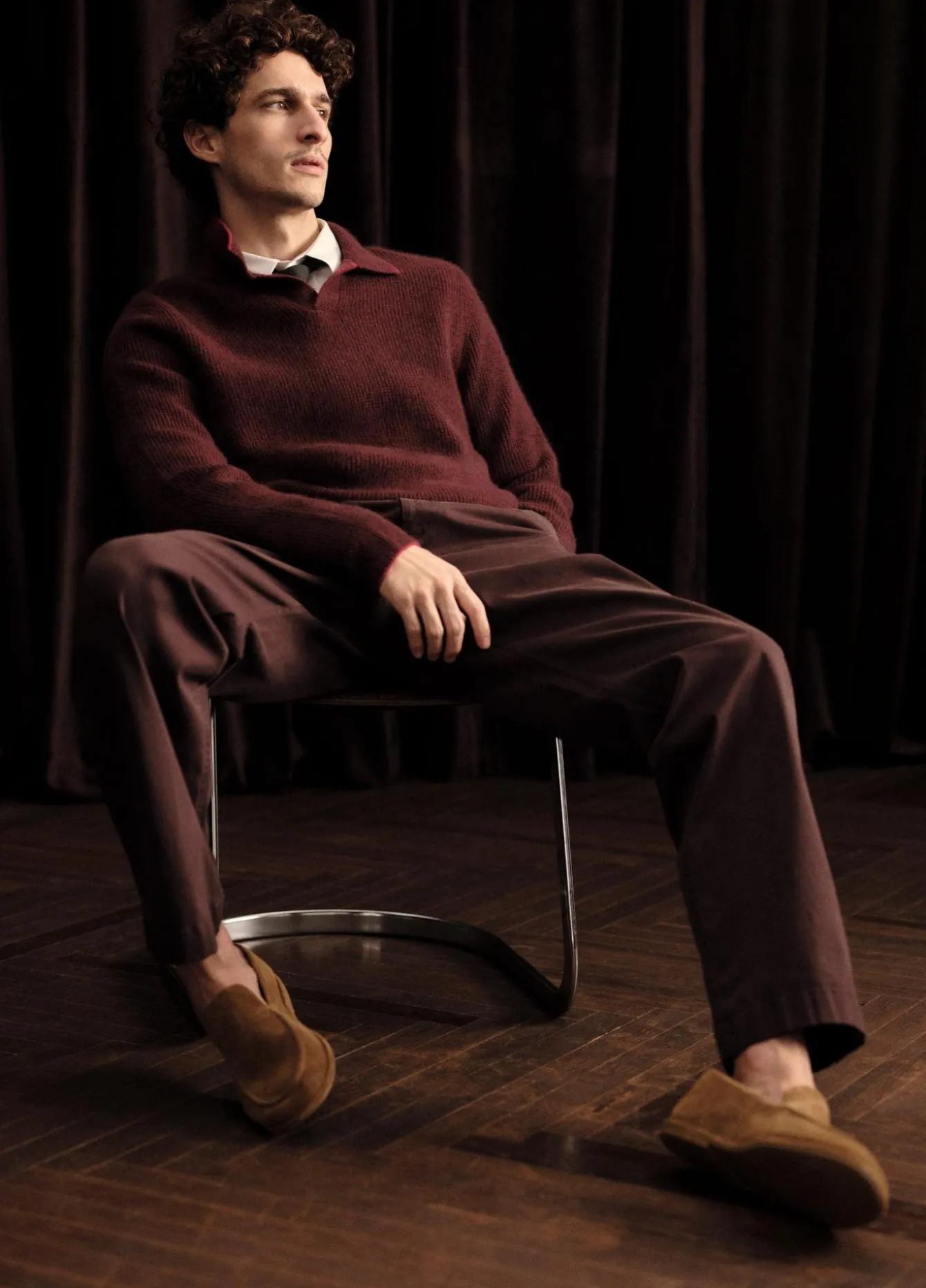 Louie Relaxed Garment Dye Cotton Utility Pant