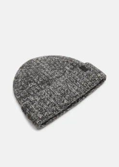 Marl Cashmere Chunky-Knit Beanie