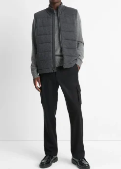 Merino Wool Full-Zip Vest